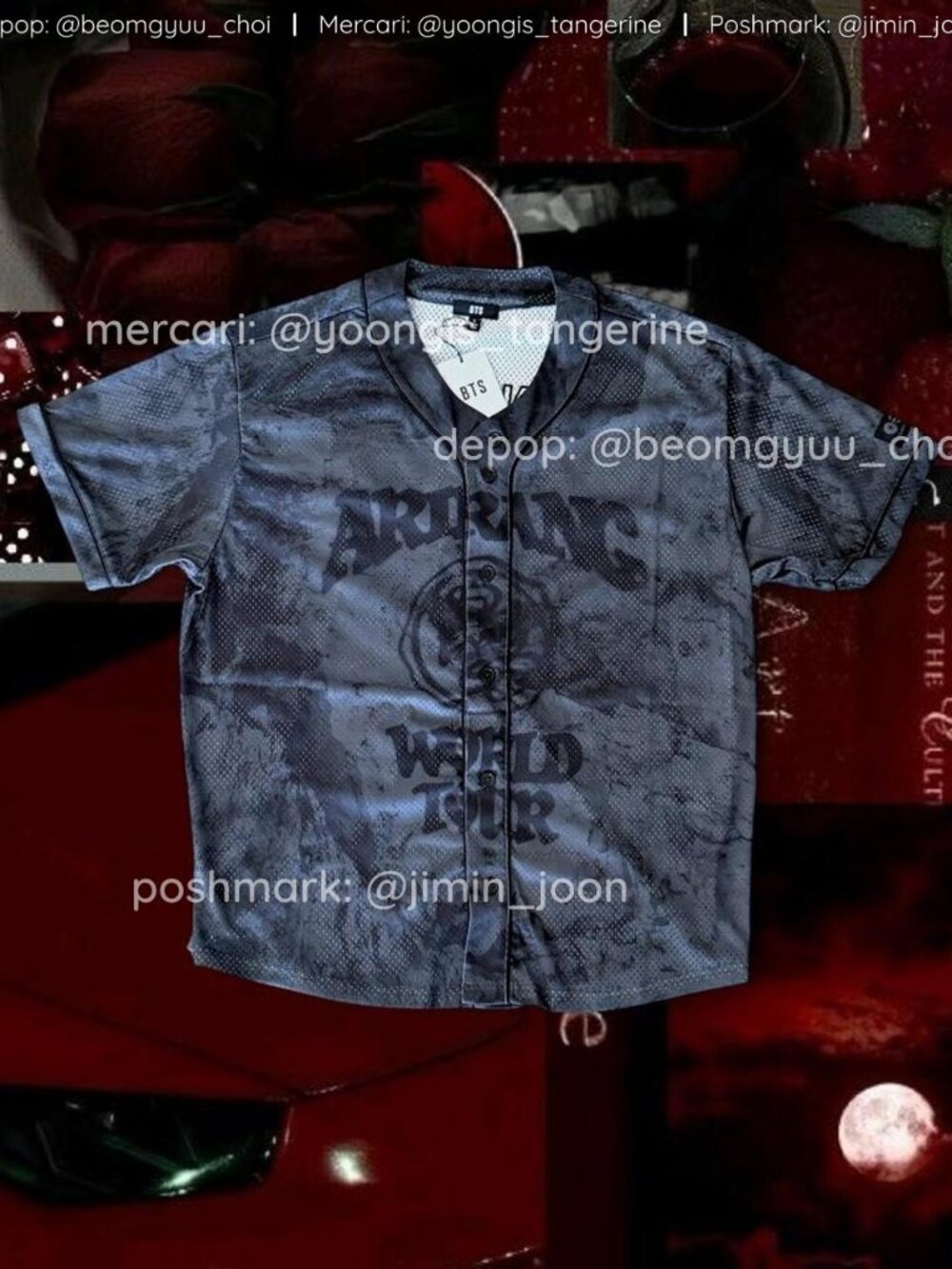 Official BTS Arirang World Tour Jungkook jersey unisex